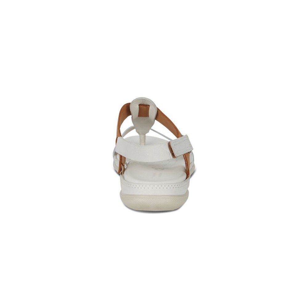 ECCO Womens Sandals White/Silver - Flash - AKN-354169